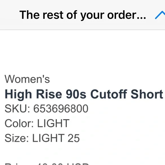 A&F Denim Shorts - Picture 6 of 6